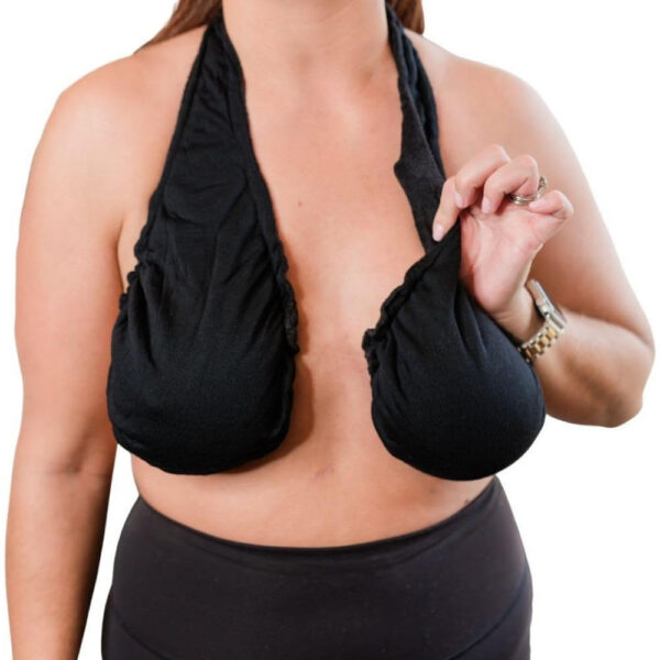 Towel Modal Lounge Bra – Free Sizing, Comfortable Bathrobe Style, Sand‑Free Nylon